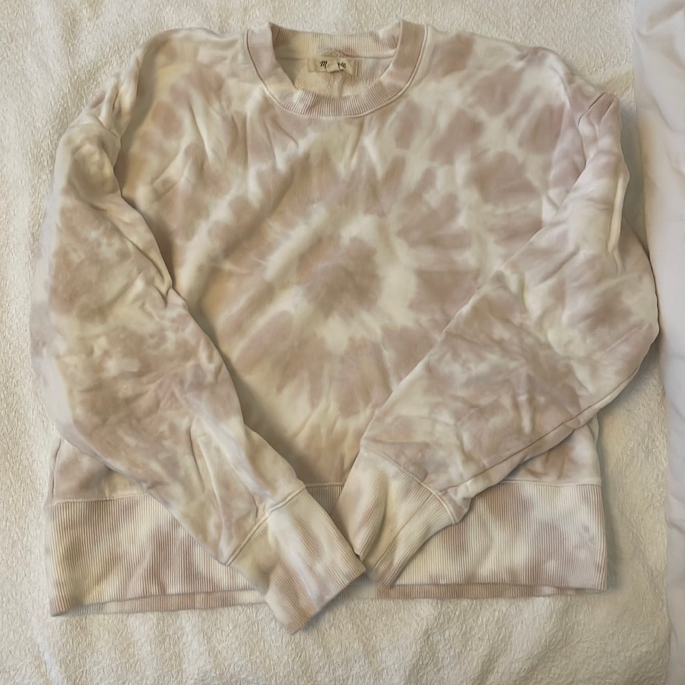 Madewel tie dye crew neck
